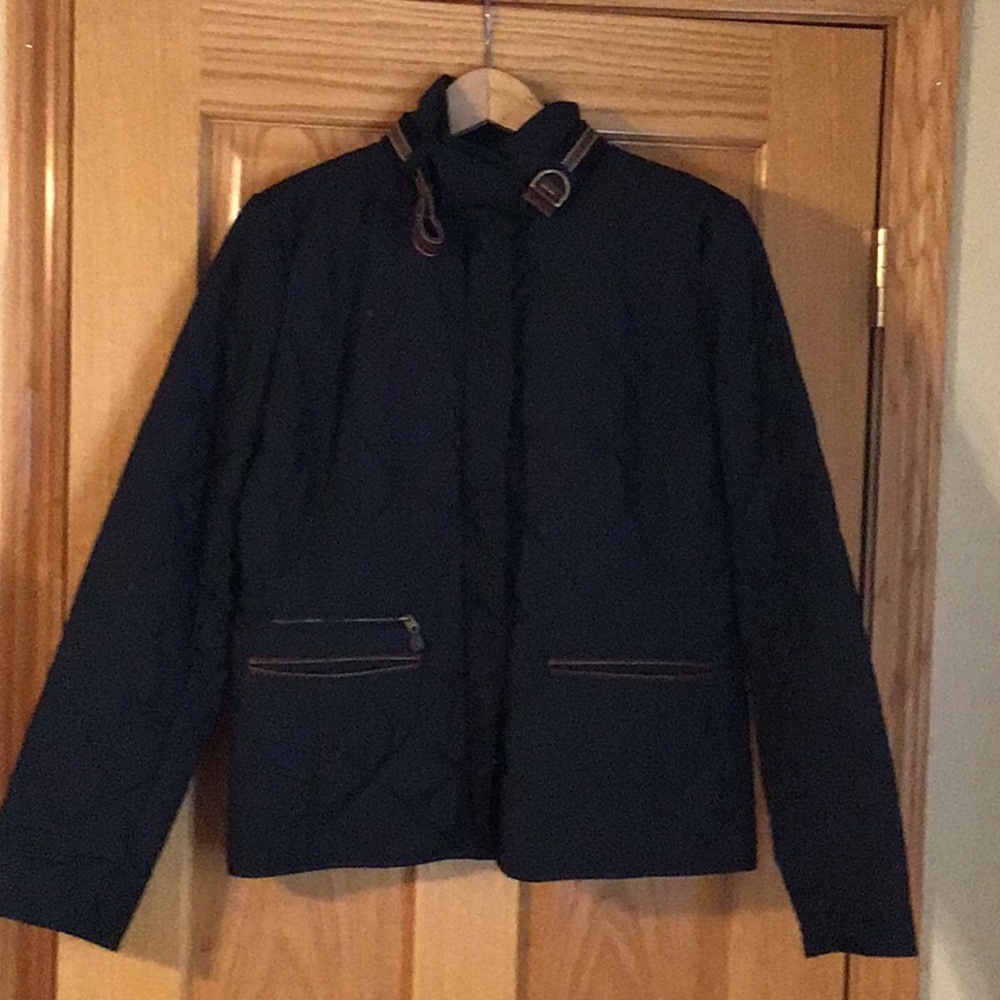 Black Quilted Lauren Jeans Co Ralph Lauren Jacket